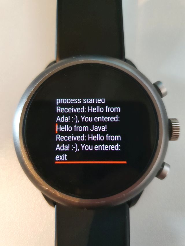 Android wear watch