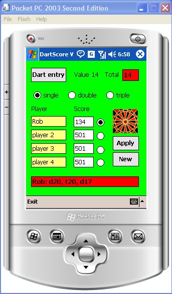 DartScore screenshot